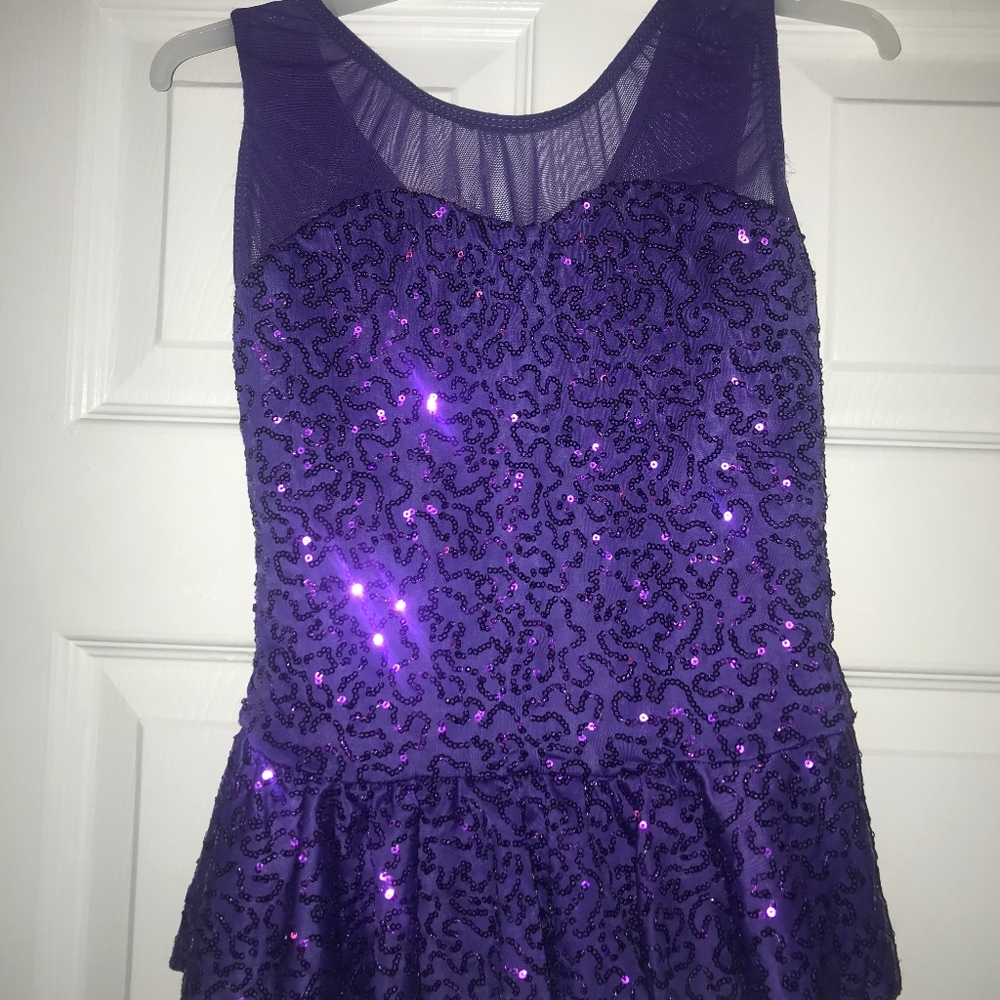 Purple Sequin Dance Top